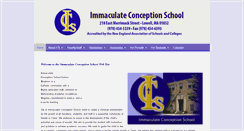 Desktop Screenshot of icslowell.com